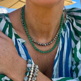 The Confidence Necklace - Green Aventurine (Gold)