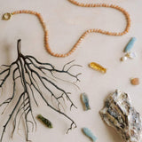 Fish Amulet Gemstone Pendant (Gold or Silver)