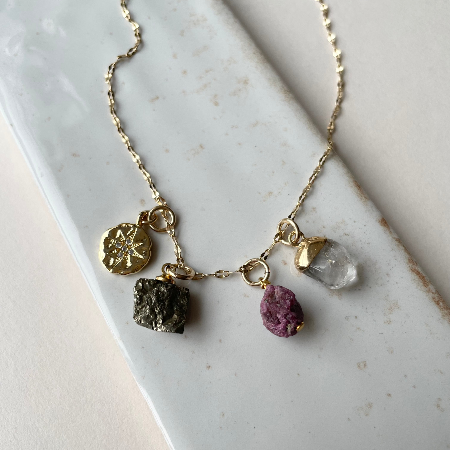 Imperfect Additional Birthstone | Threaded (Gold Plated)