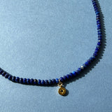 Lapis Lazuli Faceted Beaded Strand Necklace | Strength