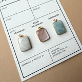 Additional Stone | Large Gem Slice (Gold Plated)