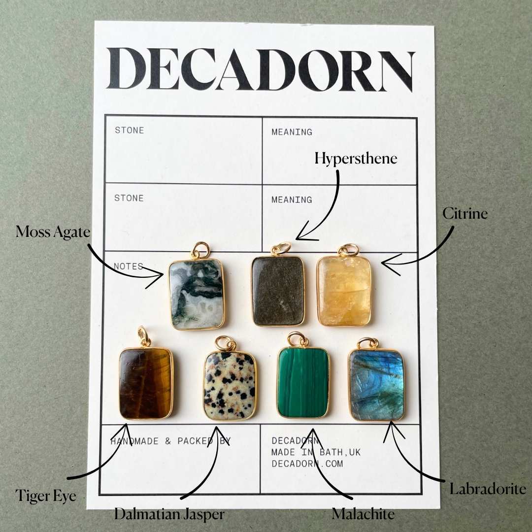 Additional Stone | Large Gem Slice (Gold Plated)