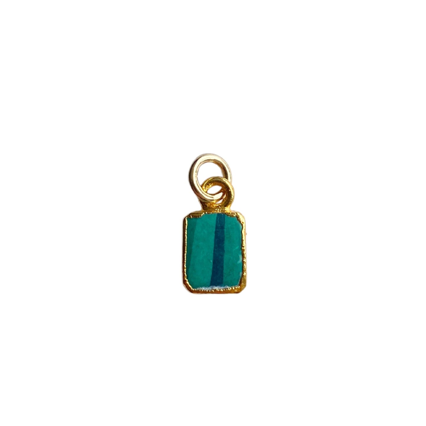 Mini Gem Slice | Malachite | Joy