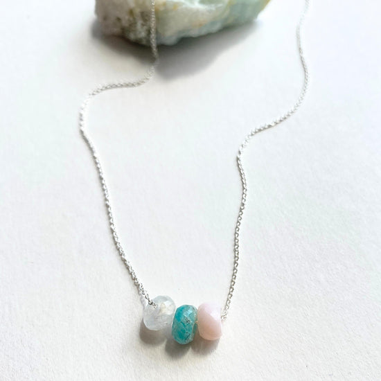 Intuition, Confidence & Friendship Triple Necklace