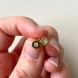 CHOOSE YOUR OWN | Guiding Star Birthstone Stud Earrings (Gold Plated)
