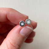 CHOOSE YOUR OWN | Guiding Star Birthstone Stud Earrings (Sterling Silver)