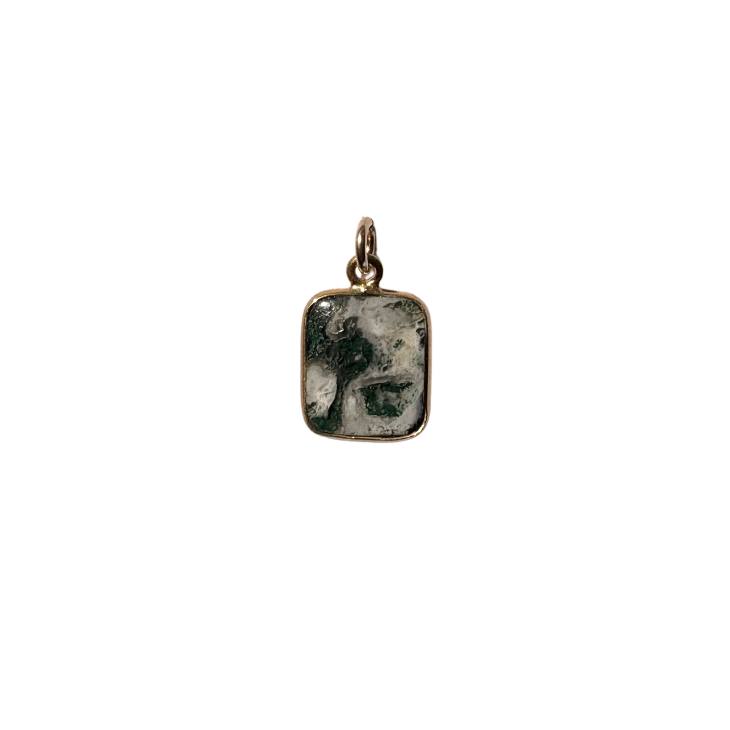 Gem Slice | Moss Agate | New Beginnings