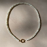 The Calming Pearl Necklace (Gold)