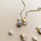Special Edition Mother's Day Triple Charm Necklace | Strength, Protection, Love (Gold Plated)
