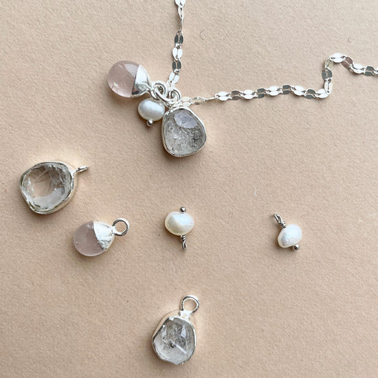 Limited Edition Mother's Day Triple Charm Necklace | Strength, Protection, Love (Sterling Silver)