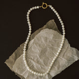 The Calming Pearl Necklace (Gold)