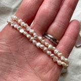 The Seed Pearl Strand Necklace (Silver)