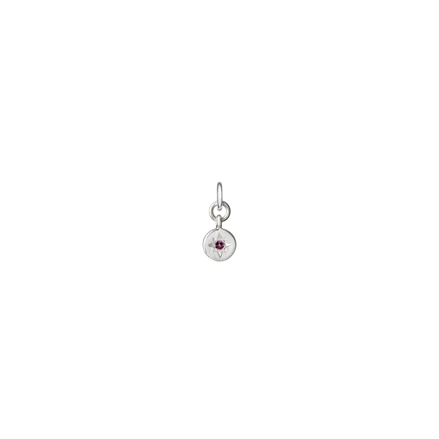 Pink Tourmaline Guiding Star Birthstone | October (Sterling Silver)