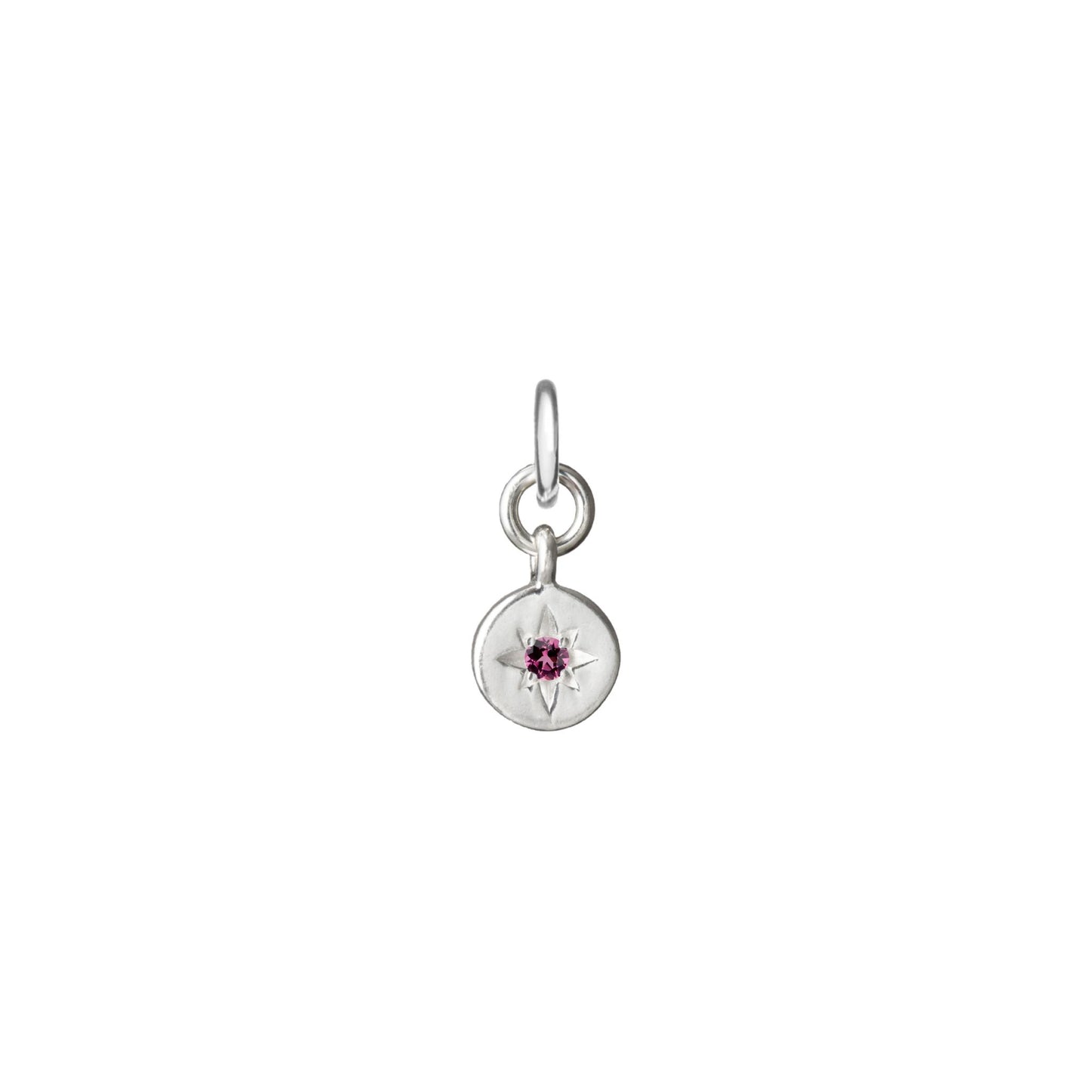 Pink Tourmaline | October | Guiding Star (Sterling Silver)