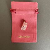 Imperfect Additional Stone |  Large Pink Keshi Pearl (Gold Plated)