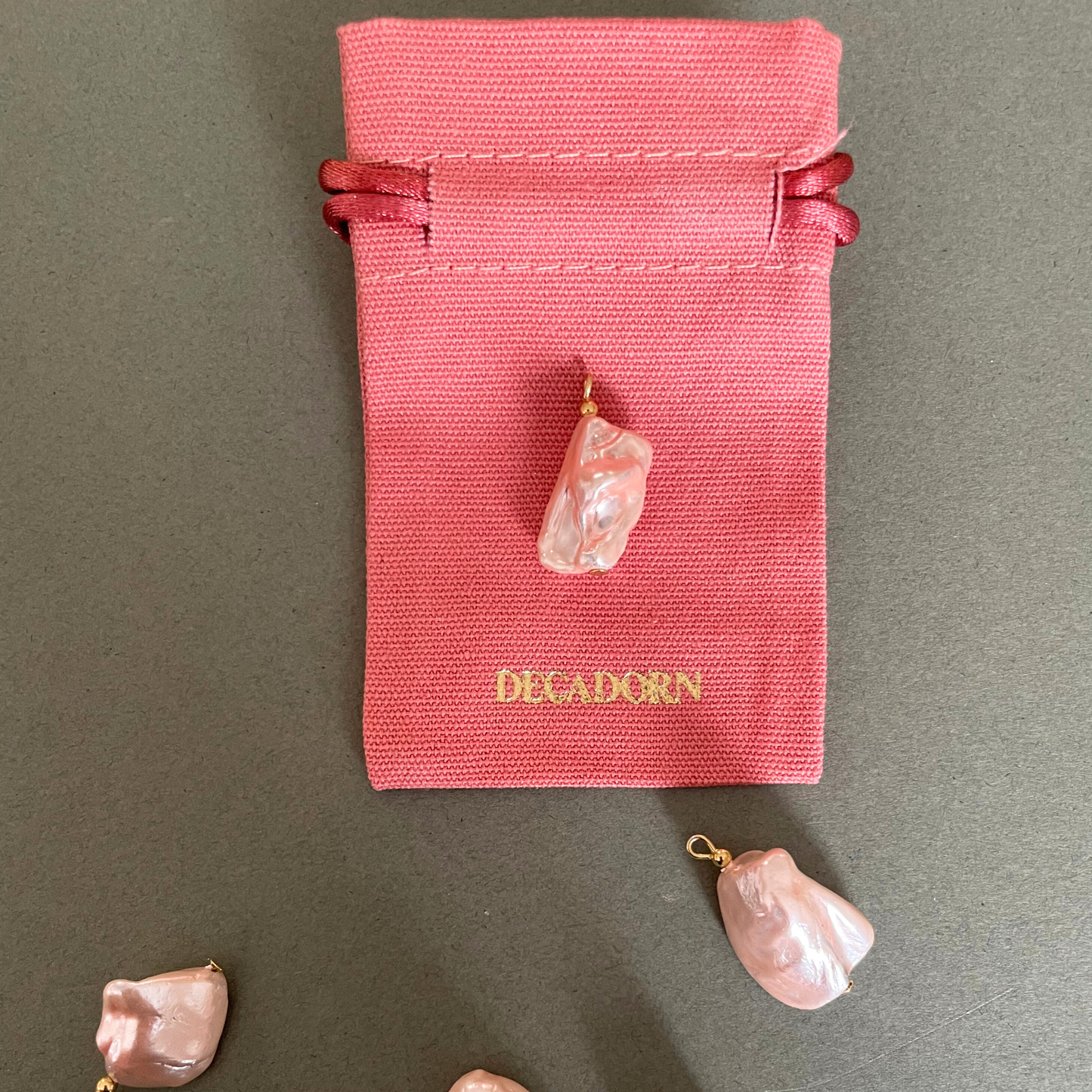 Imperfect Additional Stone |  Large Keshi Pearl (Gold Plated)