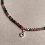 Pink Tourmaline & Ruby Strand Necklace | Energy