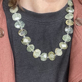 Prehnite Crystal Necklace | Clarity (Silver)
