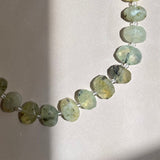 Prehnite Crystal Necklace | Clarity (Silver)