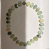 Prehnite Crystal Necklace | Clarity (Silver)