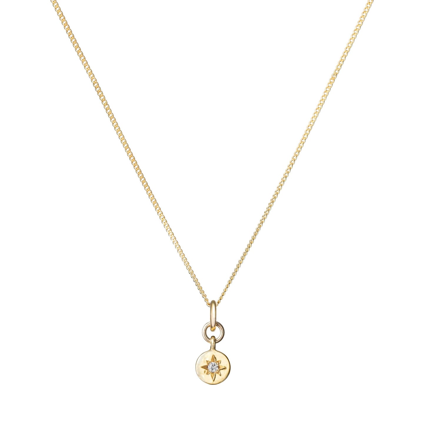 Valentine's Guiding Star Necklace | Love | Passion | Truth | Clarity (Gold Plated)