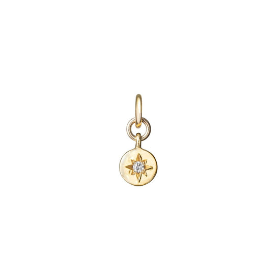 CHOOSE YOUR OWN | Guiding Star Birthstone Hoop Earrings (Gold Plated)