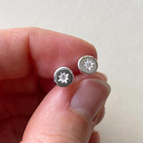 CHOOSE YOUR OWN | Guiding Star Birthstone Stud Earrings (Sterling Silver)