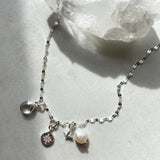 Quartz Charm Necklace | Healing (Silver)