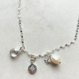 Quartz Charm Necklace | Healing (Silver)