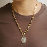 Statement Oval Dome Necklace