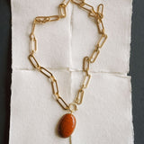 Statement Oval Dome Necklace
