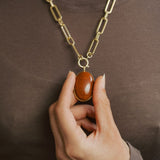 Statement Oval Dome Necklace