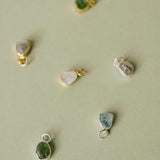 Peridot Carved Belcher Chain Necklace | Wellbeing (Sterling Silver)