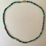 Ruby Zoisite Faceted Strand Necklace | Energy & Vitality