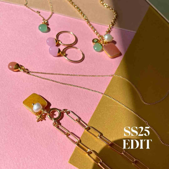 SS25 Limited Edition Yellow Aventurine Chunky Chain Necklace (Gold Plated)