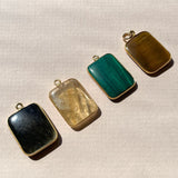 Additional Stone | Large Gem Slice (Gold or Silver)
