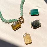 Additional Stone | Large Gem Slice (Gold or Silver)