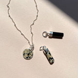 Additional Stone | Circle Pendant (Silver)