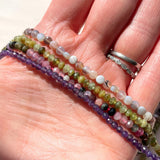 Faceted Strand Necklaces (Gold or Silver)