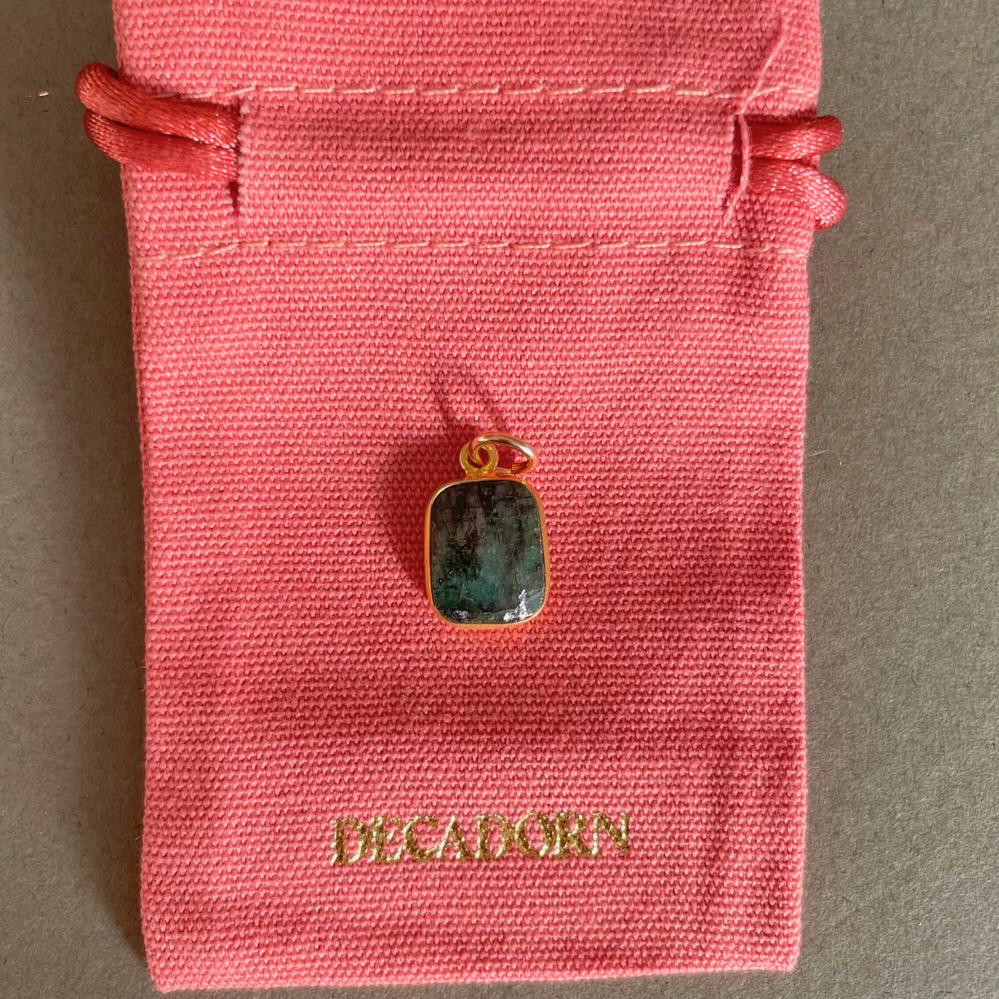 Imperfect Additional Stone | Gem Slice (Gold Plated)