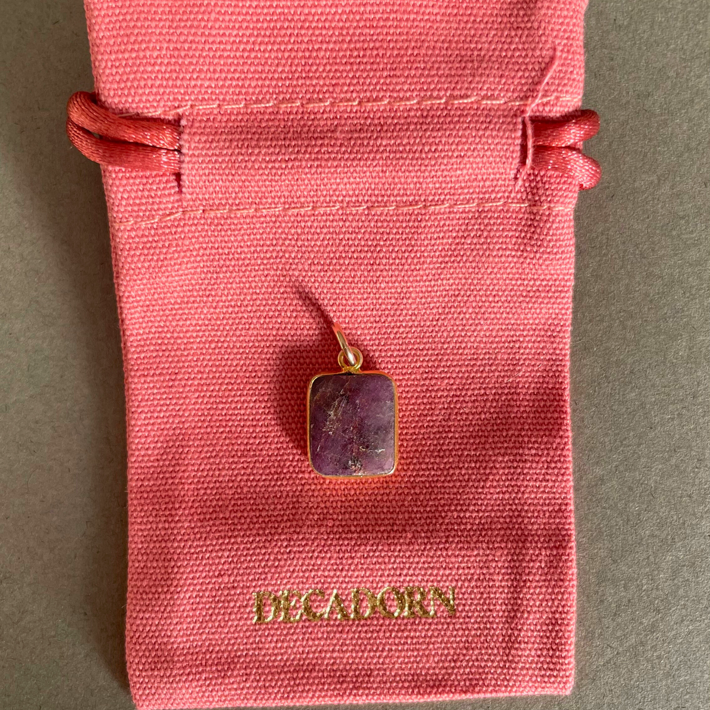 Imperfect Additional Stone | Gem Slice (Gold Plated)