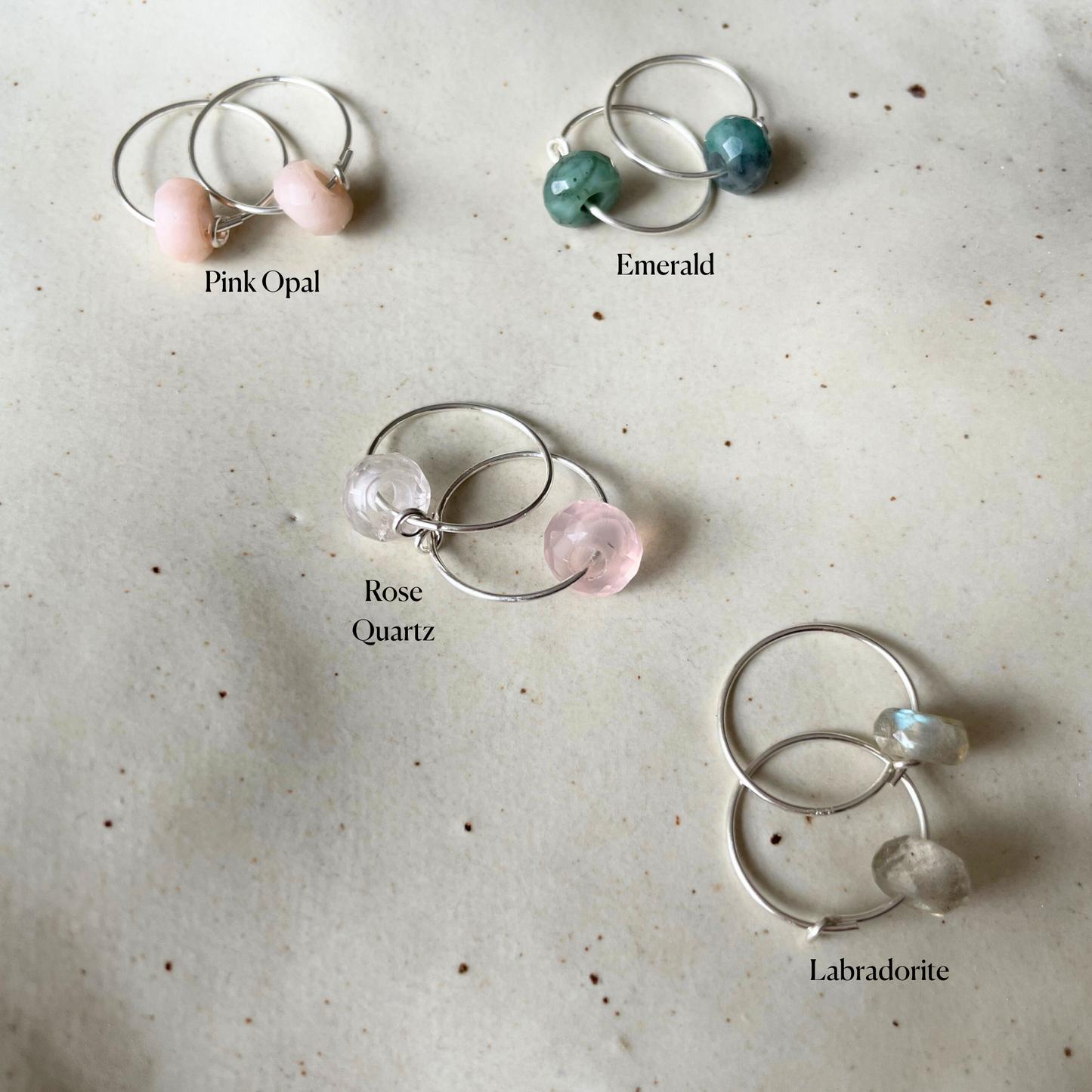 Mood Boosting Hoop Earrings (Gold-Fill or Sterling Silver)