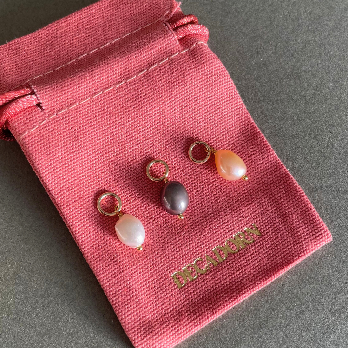 Imperfect Sea Pearls | Set of 3 (Gold)