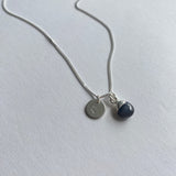 Choose Your Own | Tiny Tumbled Gemstone Necklace (Silver)