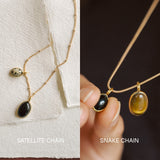 Stacked Duo Dome Necklace
