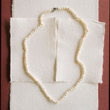 The Seed Pearl Strand Necklace (Silver)