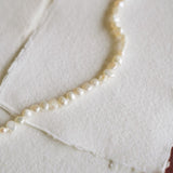 The Seed Pearl Strand Necklace (Silver)