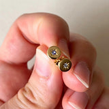 CHOOSE YOUR OWN | Guiding Star Birthstone Stud Earrings (Gold Plated)