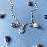 Tanzanite Charm Necklace | Positivity (Silver)