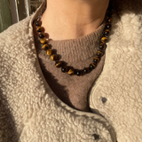 The Statement Courage Necklace - Tiger Eye